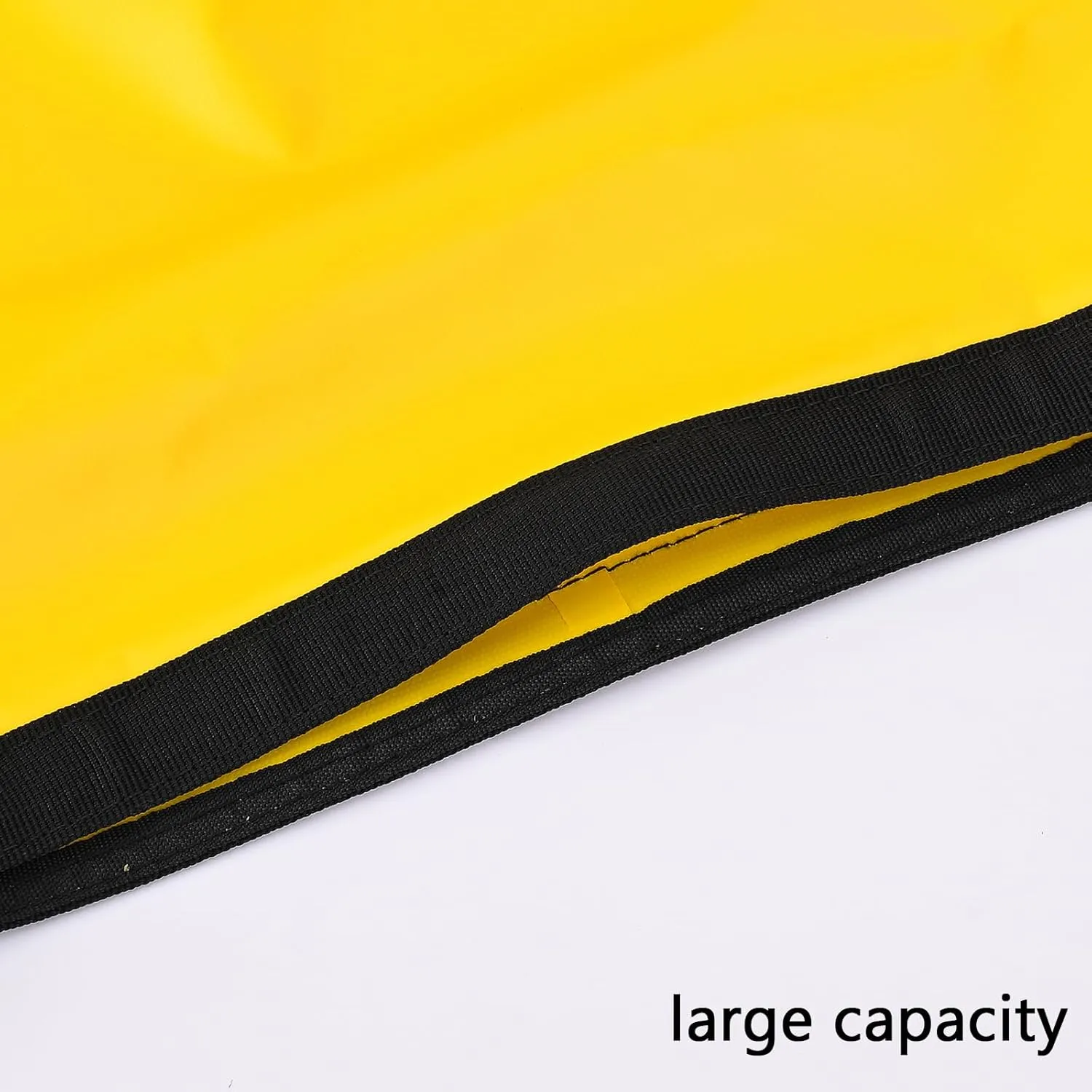 Queday Waterproof Dry Bag with Front Zippered Pocket for Women Men, 20L Roll Top Lightweight Dry Storage Bag Backpack for Travel, Kayaking, Boating, Rafting, Camping, Hiking & Beach Yellow