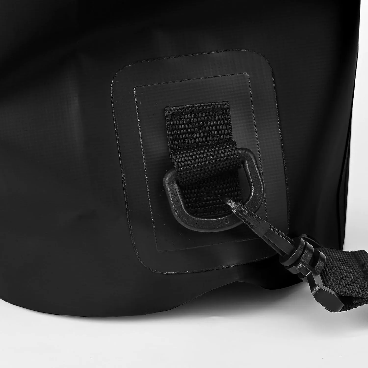 Queday Waterproof Dry Bag with Front Zippered Pocket for Women Men, 30L Roll Top Lightweight Dry Storage Bag Backpack for Travel, Kayaking, Boating, Rafting, Camping, Hiking & Beach Black