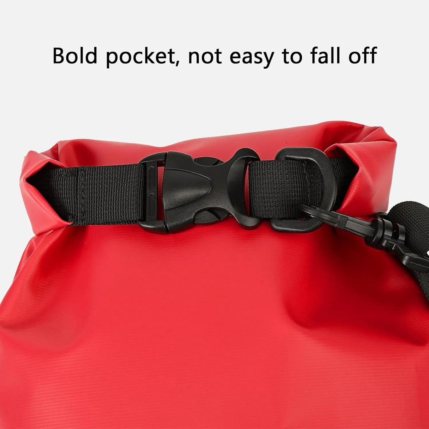 Queday Waterproof Dry Bag with Front Zippered Pocket for Women Men, 30L Roll Top Lightweight Dry Storage Bag Backpack for Travel, Kayaking, Boating, Rafting, Camping, Hiking & Beach Red