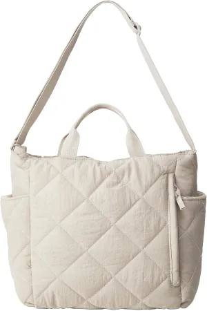 Quilted Tote Bag for Women - Puff Hobo Handbag with Lightweight Padding - Crossbody Satchel Travel Bag