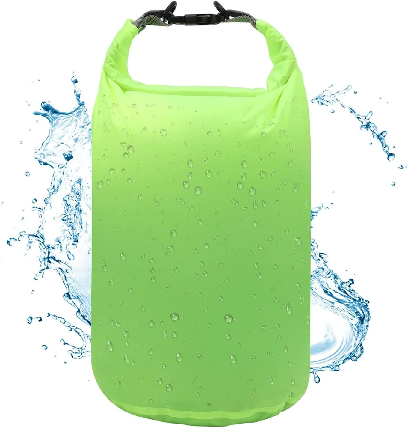 R2Depot Waterproof Dry Bag, 5L/10L/20L/40L/70L Dry Storage Bag for Kayaking, Gym, Hiking, Swimming (Green, 40L)