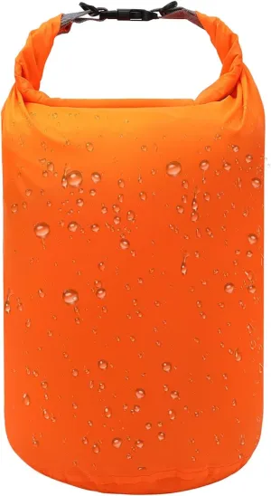 R2Depot Waterproof Dry Bag, 5L/10L/20L/40L/70L Dry Storage Bag for Kayaking, Gym, Hiking, Swimming (Orange, 40L)