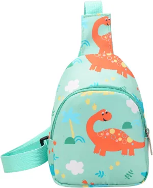 Ralcosuss Kids Cute Animal Dinosaur Unicorn Crossbody Chest Sling Bag Shoulder Bag for Girls Boys