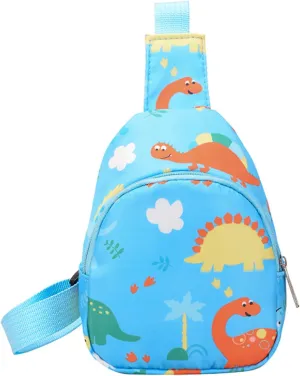 Ralcosuss Kids Cute Animal Dinosaur Unicorn Crossbody Chest Sling Bag Shoulder Bag for Girls Boys