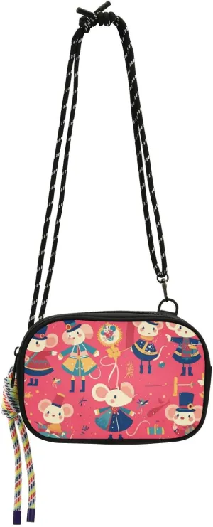 Rats Nutcrackers Peach Sling Purse Crossbody for Womens Trendy with Credit Card Slots Side Bags Go shopping carteras de mano para mujer