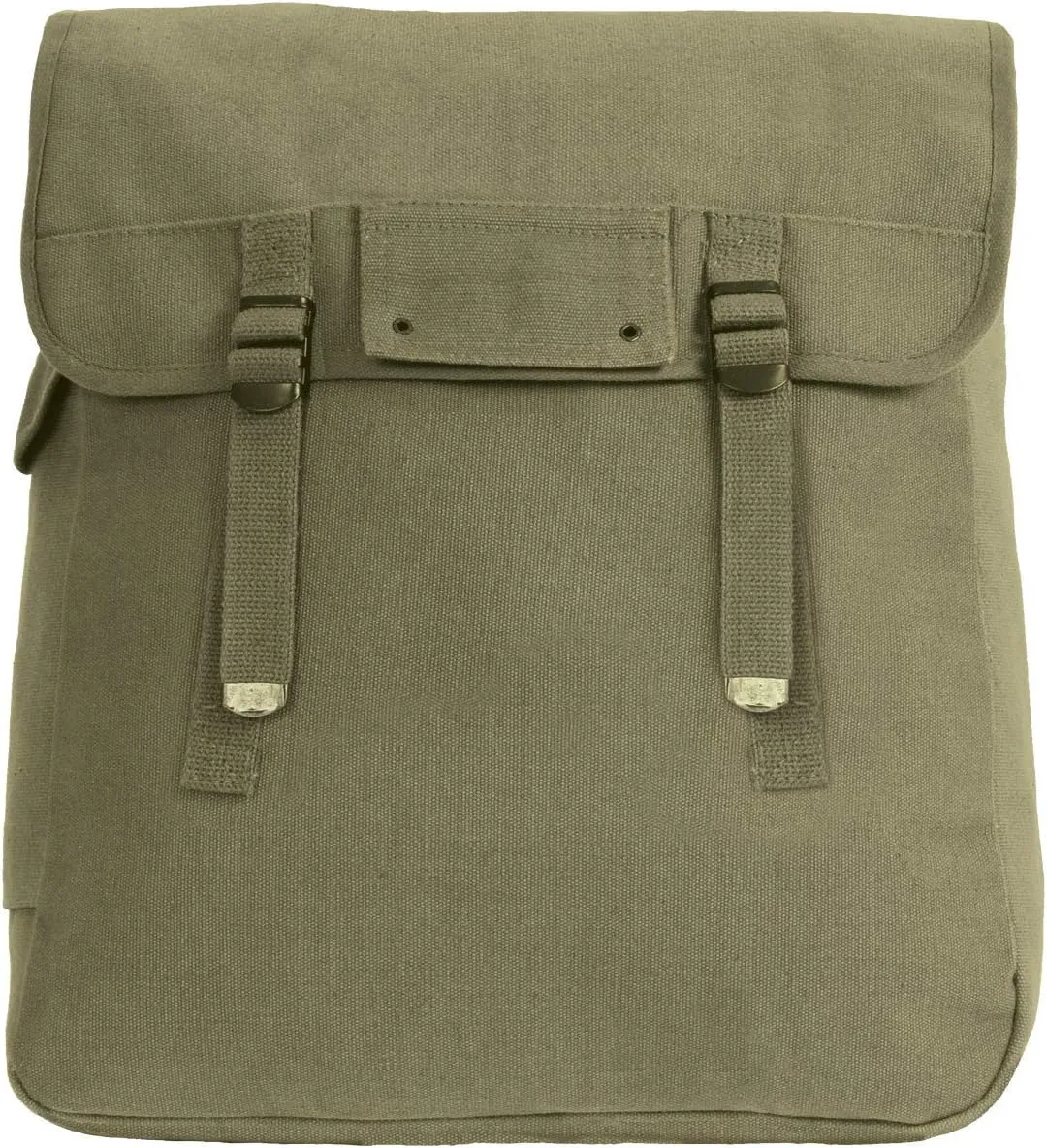Rothco Heavyweight Canvas Jumbo Musette Bag, 15" x 15" x 5", Olive Drab