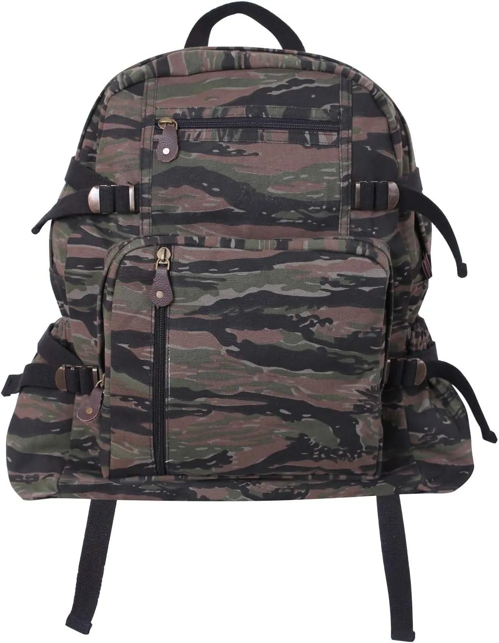 Rothco Jumbo Vintage Canvas Backpack (Tiger Stripe Camo)