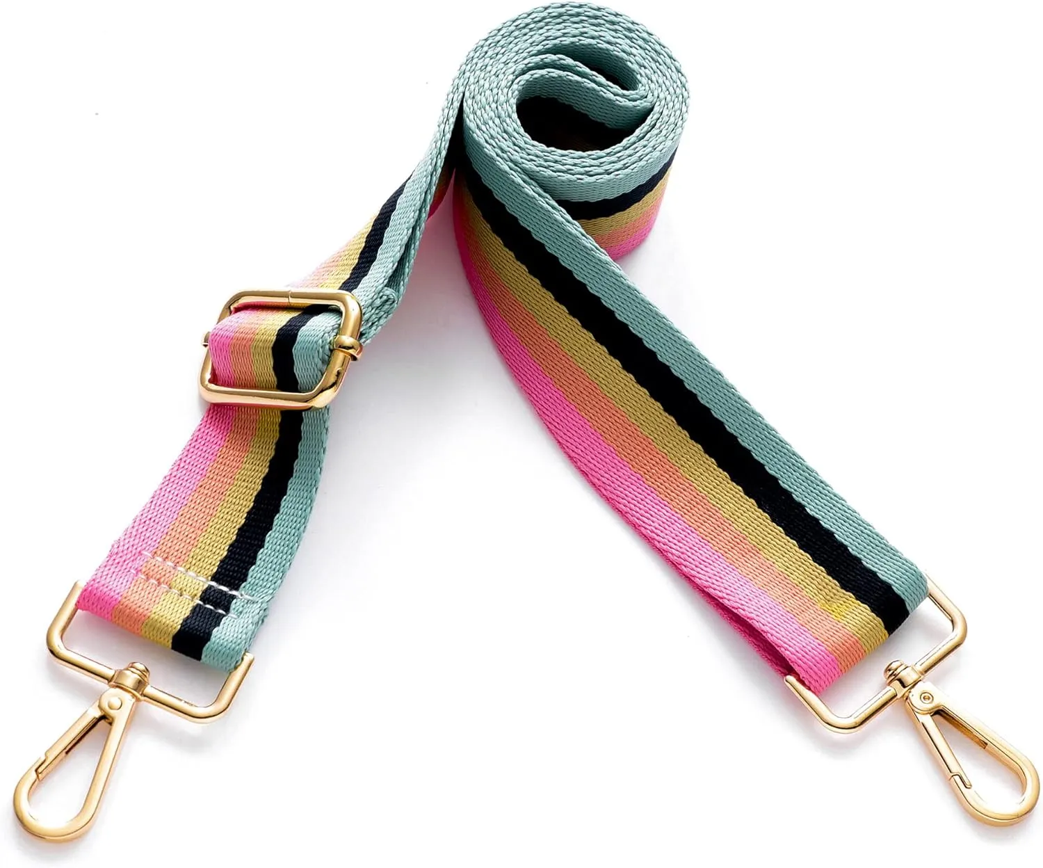 S-Jacorry Purse Strap Replacement Crossbody Wide Shoulder Strap Adjustable Canvas Straps Handbag Strap Replacement Belts