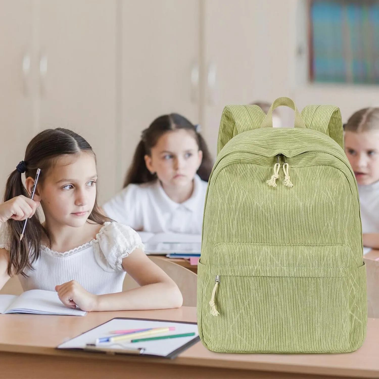School Backpack Teen Girls Lightweight Bookbags Elementary Middle School College Back Pack Women Laptop Casual Daypacks