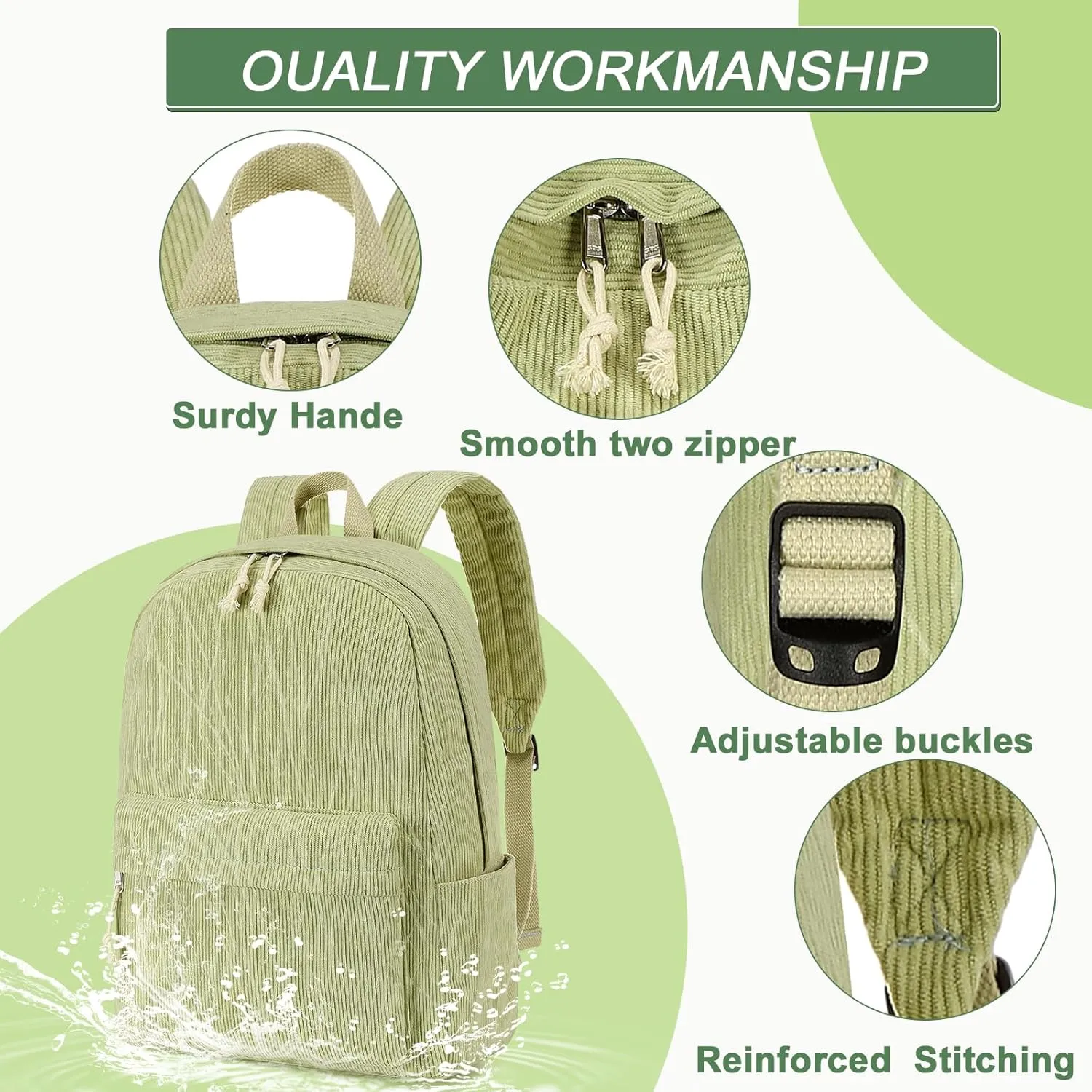 School Backpack Teen Girls Lightweight Bookbags Elementary Middle School College Back Pack Women Laptop Casual Daypacks