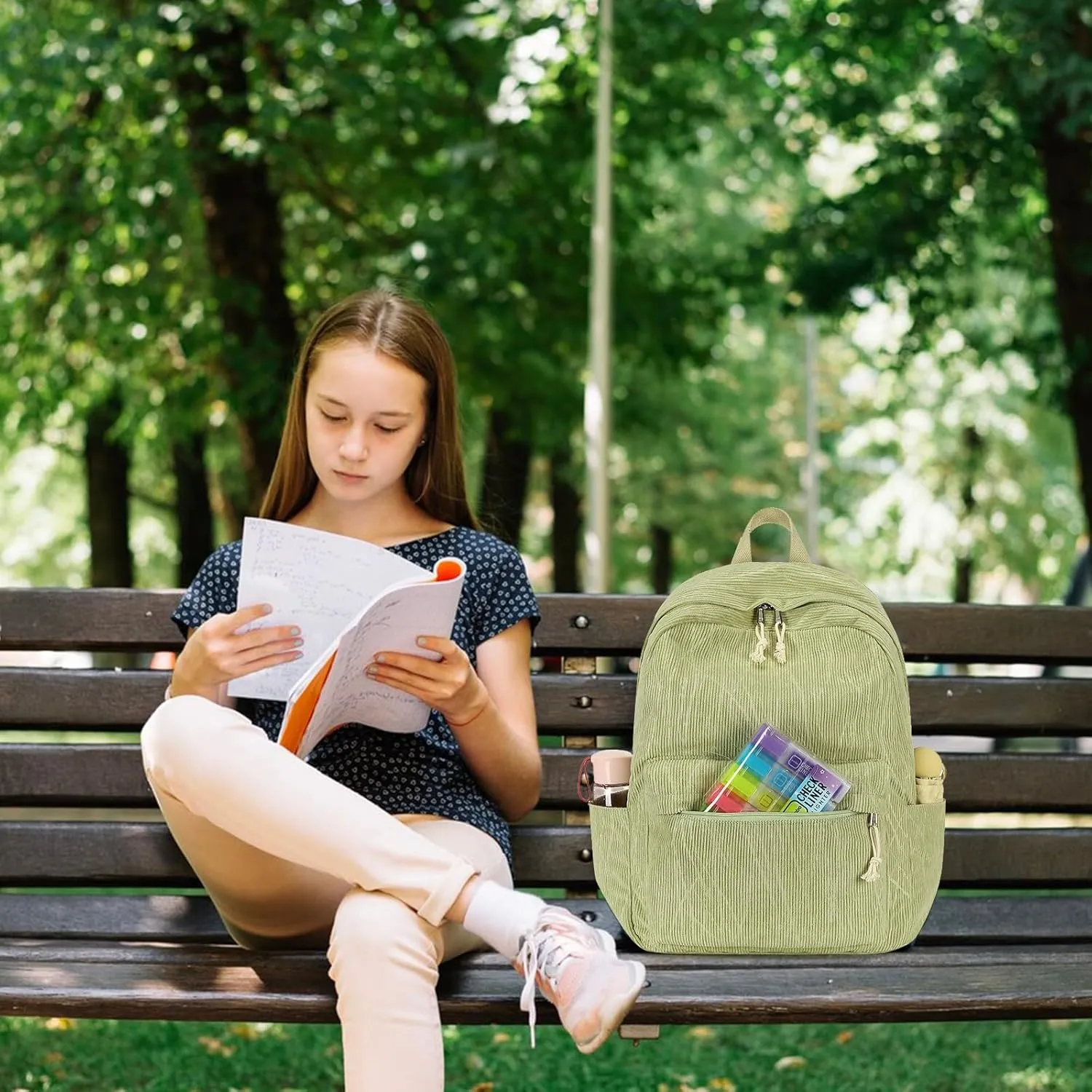 School Backpack Teen Girls Lightweight Bookbags Elementary Middle School College Back Pack Women Laptop Casual Daypacks