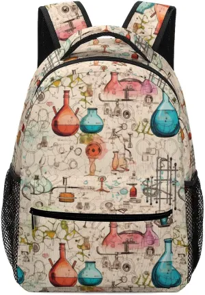 Science Chemical Knowledge Laptop Backpack Casual Backpacks Travel Daypack Lightweight Bag for School Work
