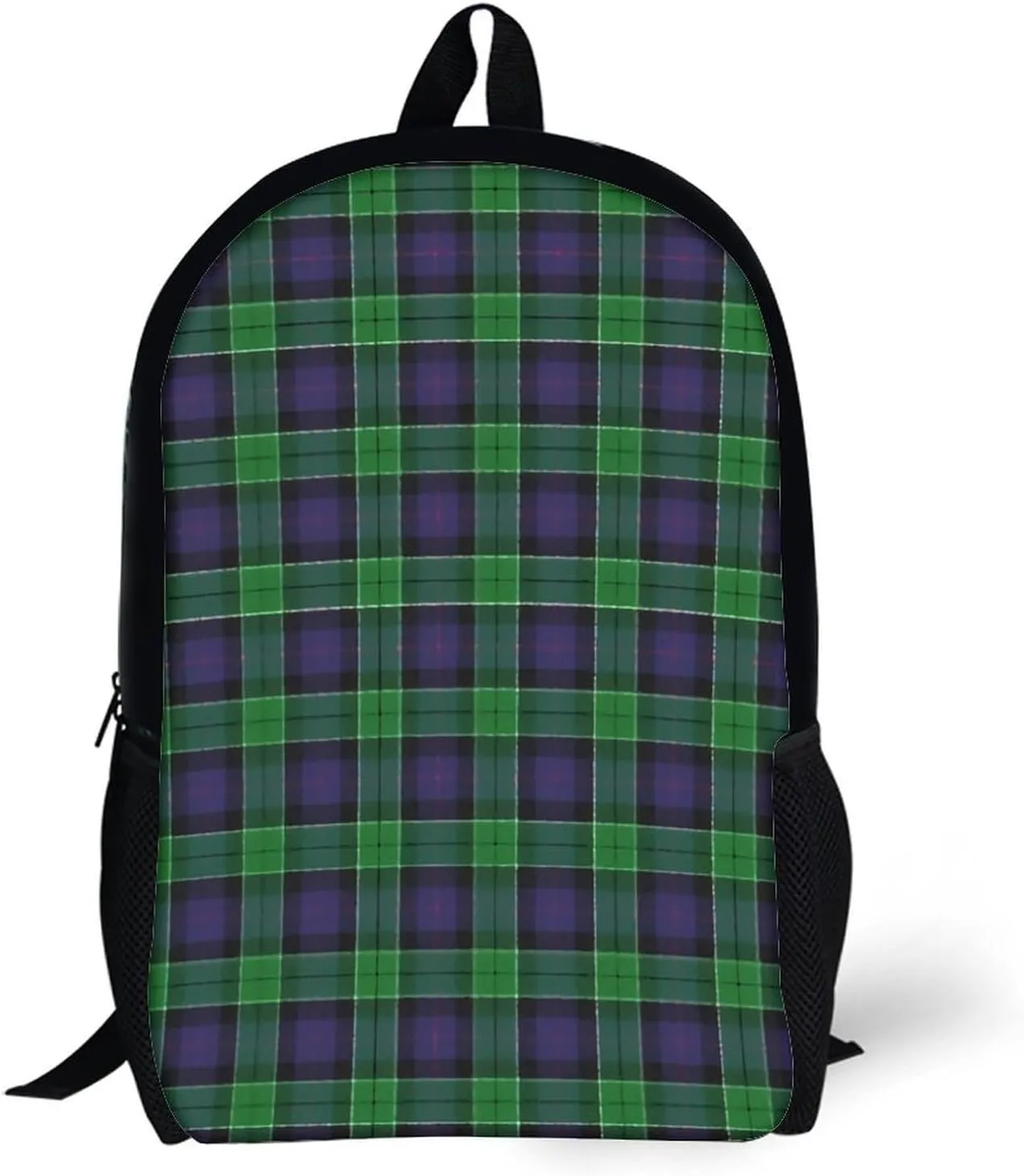 Scottish Clan Leslie Hunting Tartan Plaid Backpack Lightweight Waterproof Backpacks Laptop Backpack for Unisex Casual Travel Daypacks Large Capacity