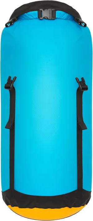 Sea to Summit eVac Ultra-Lightweight Compression Dry Bag, Waterproof Dry Storage, 20 Liter, Atoll Blue