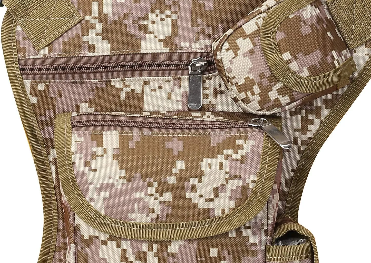 SEALINF Canvas Waist Bag Fanny Pack Racing Drop Leg Bag Motorcycle Outdoor Bag