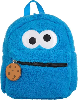 Sesame Street Elmo and Cookie Monster Mini Backpacks for Toddler, Boys, and Girls, School or Travel
