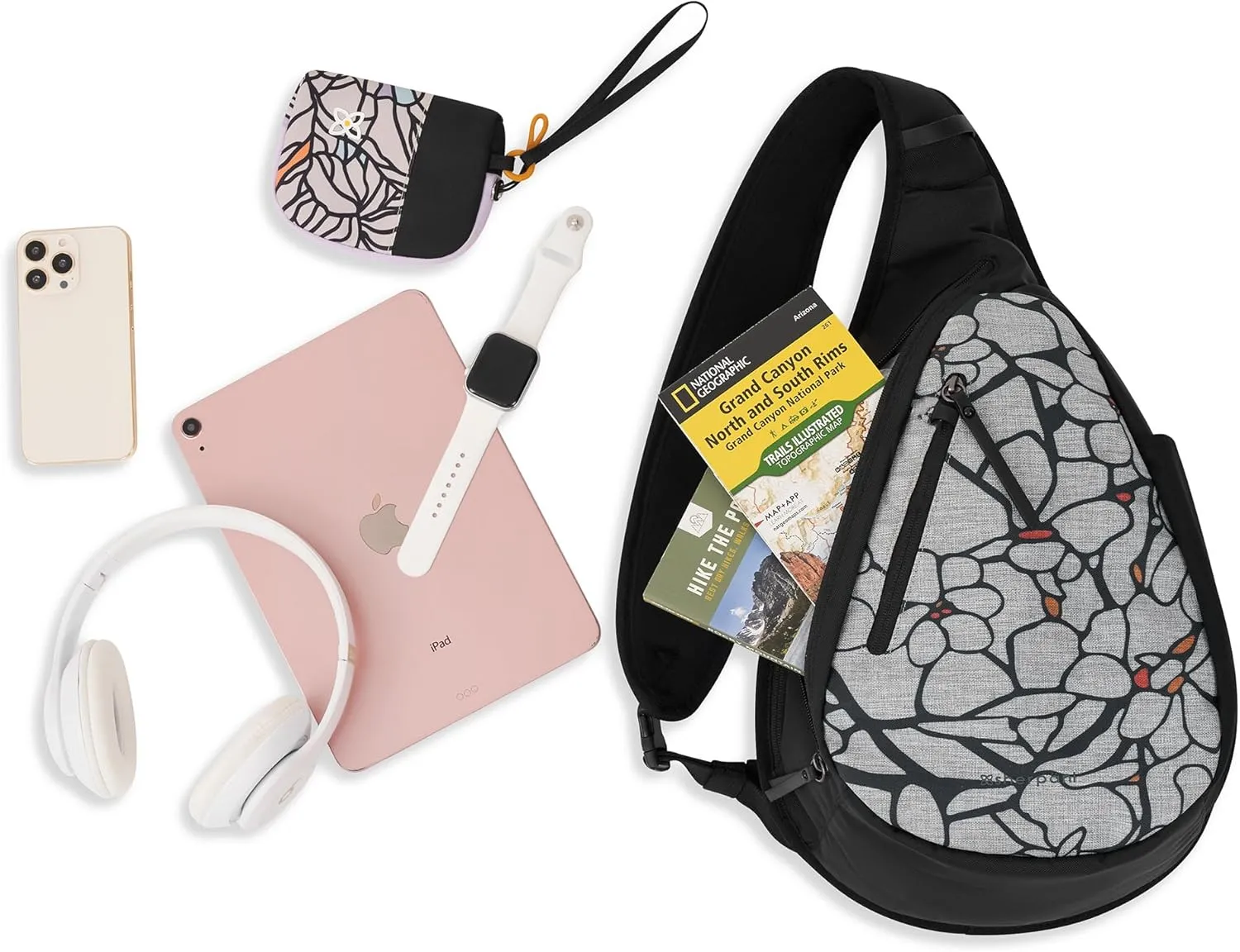 Sherpani Esprit, Anti Theft Sling Bag, Sling Backpack, Crossbody Backpack, Fits 10 inch Tablet