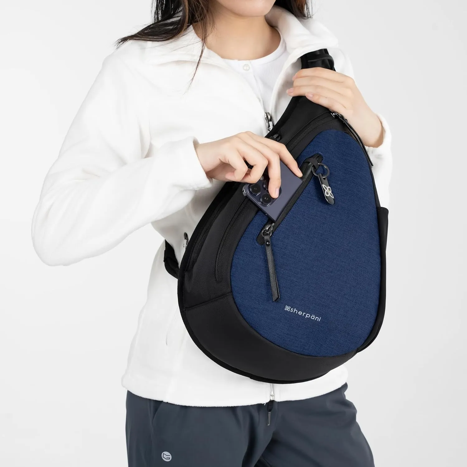 Sherpani Esprit, Anti Theft Sling Bag, Sling Backpack, Crossbody Backpack, Fits 10 inch Tablet