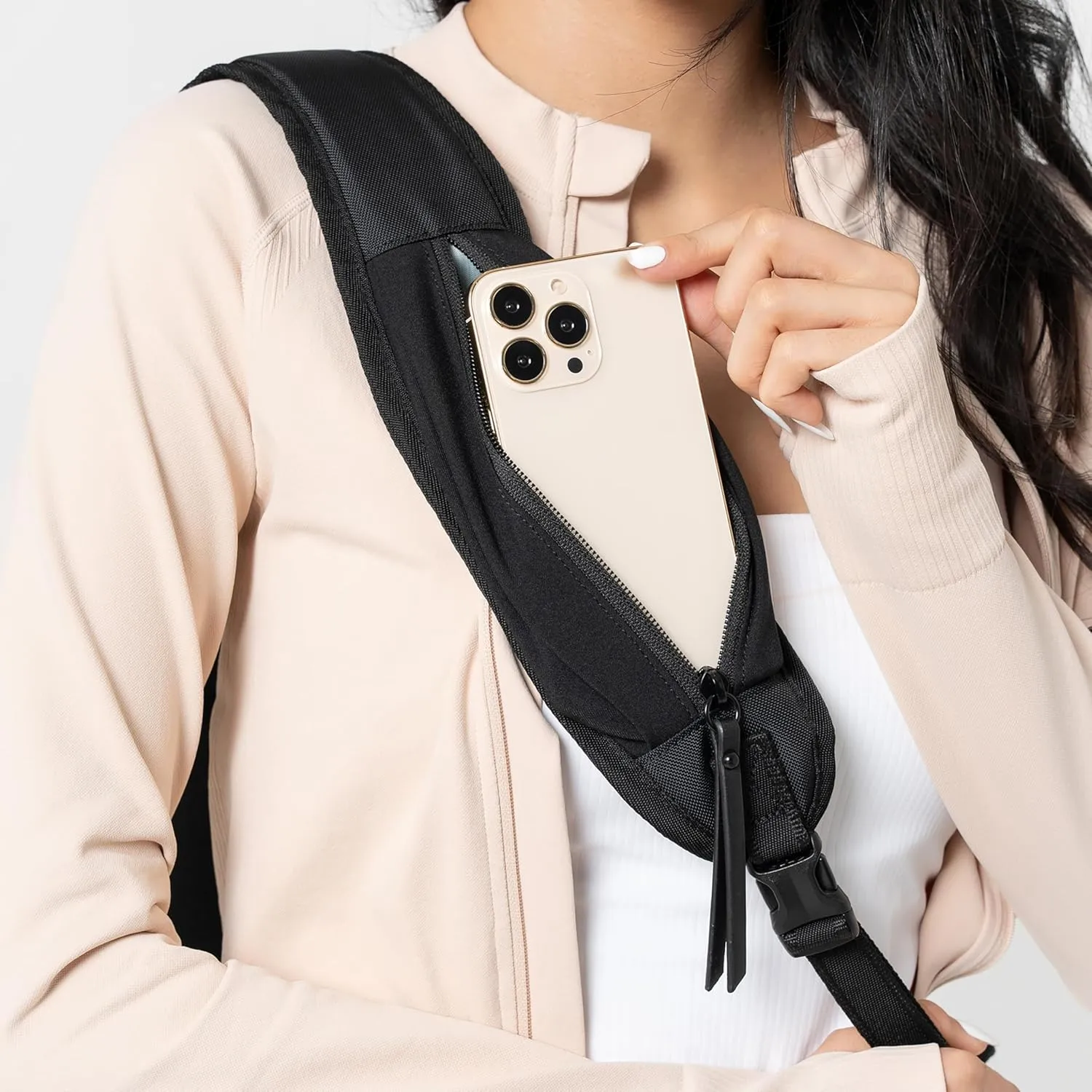 Sherpani Esprit, Anti Theft Sling Bag, Sling Backpack, Crossbody Backpack, Fits 10 inch Tablet