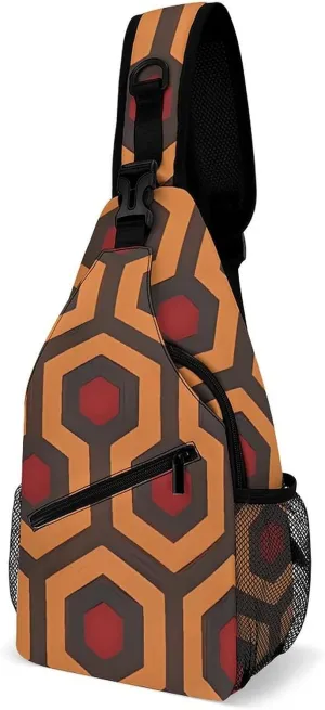 Shining Overlook Crossbody Sling Bag for Women Men Sling Backpack Travel Chest Bag Pack Man Purse Shoulder Bags Daypack for Travel Hiking Cycling