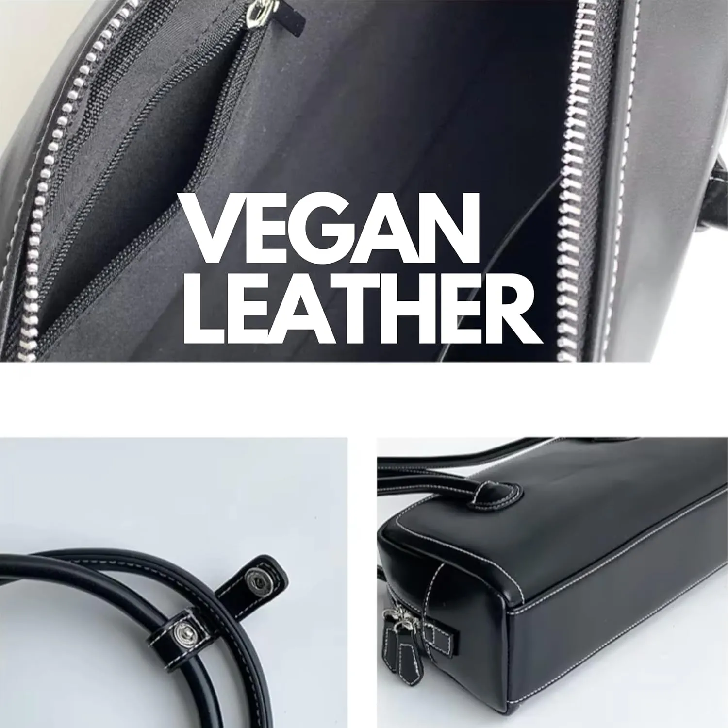 Shoulder Bag for Women Vegan leather Vegan Suede Vintage Handbag Retro Classic Small Hobo Purse with Heart Charm