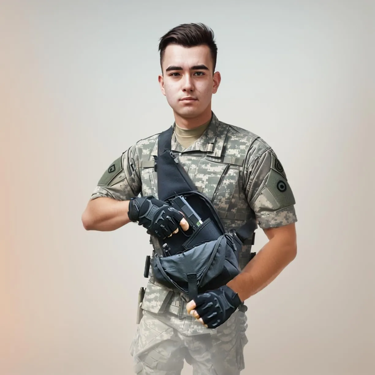 Shoulder holster bag for concealed carry of handguns Chest pack with Sling Ccw Sling Bag Tactical Crossbody Bag