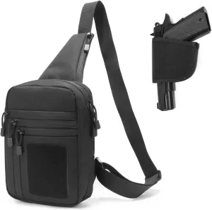 Shoulder holster bag for concealed carry of handguns Chest pack with Sling Ccw Sling Bag Tactical Crossbody Bag