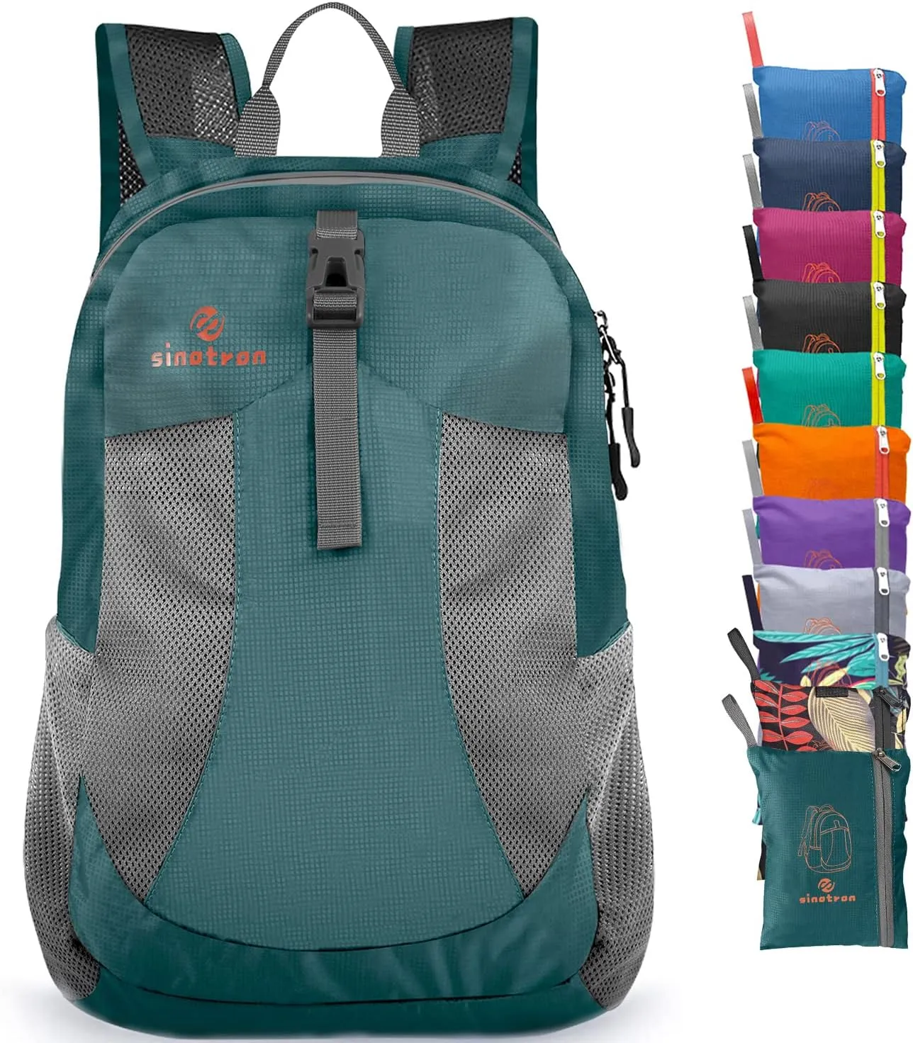 sinotron 22L Lightweight Packable Hiking Backpack, Small Hiking Backpack Day Pack for Women Men Travel Camping Vacation