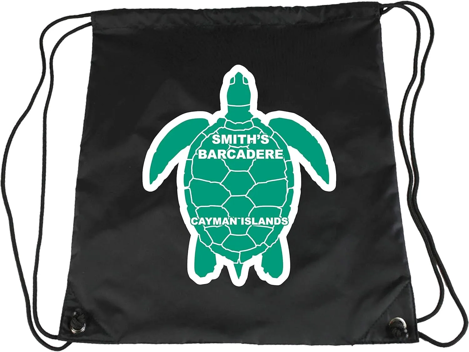 SkyWheel Myrtle Beach South Carolina Souvenir Cinch Bag with Drawstring Backpack Tote Beach Bag Green Turtle Design
