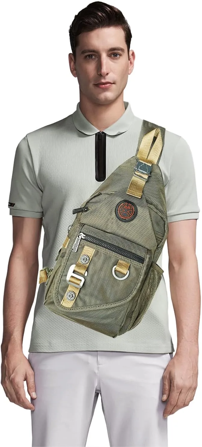 Sling Backpacks, Sling Chest Bags Shoulder Crossbody Bags for Men Women Outdoor Travel Walking Dog Running Bag