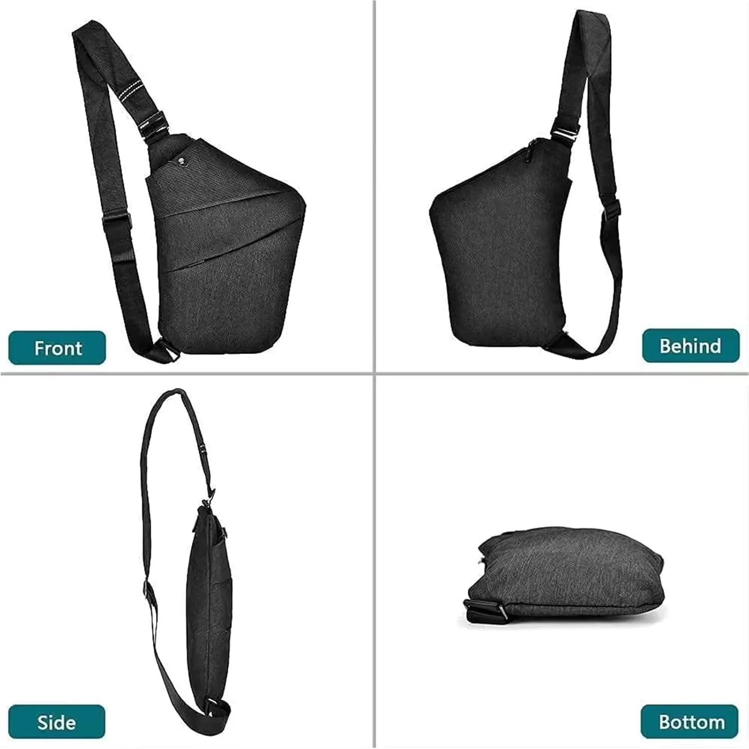 Sling Bag for Men, Crossbody Bag Shoulder Bag for Men Anti-theft Bag for Travel Casual