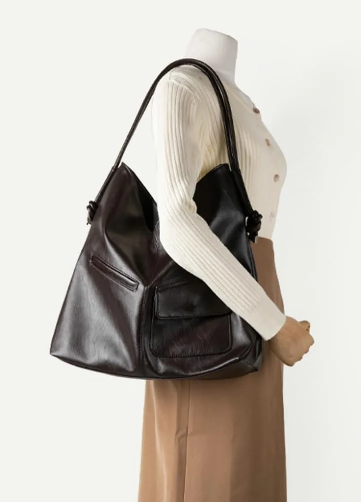 Slouchy Hobo Bags for Women Soft PU Leather Shoulder Bag Large Crossbody Purse Ladies Top Handle Work Travel Tote Handbag