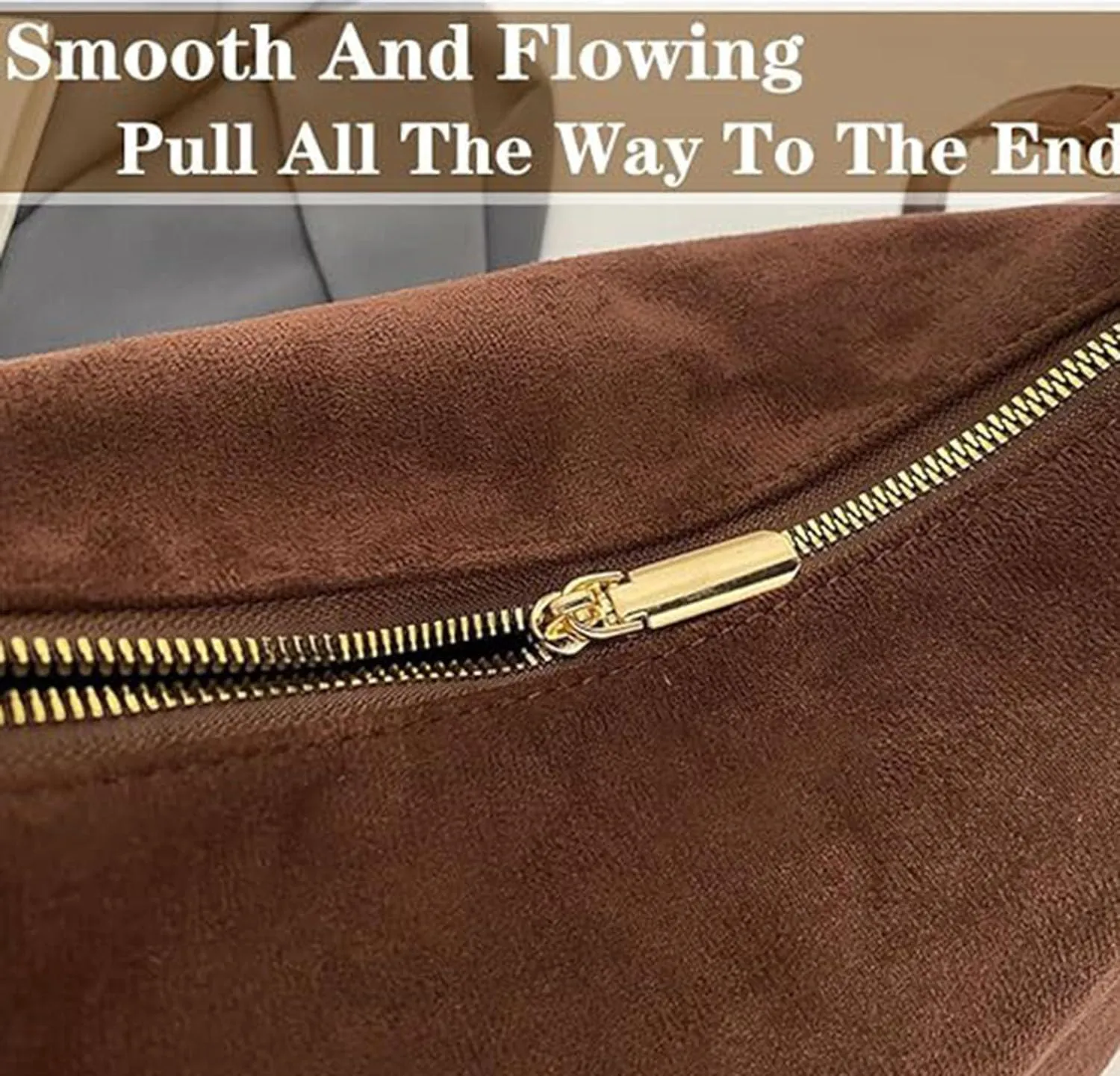 Slouchy Suede Cloud Hobo Bags Brown Suede Bag Retro Suede Shoulder Bag Women Crescent Shoulder Bag