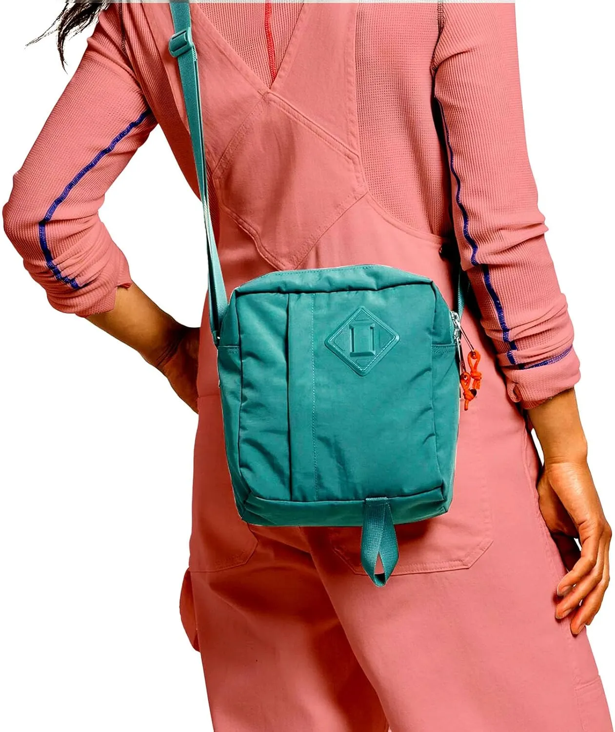Small Crossbody Bag for Men Women: Waterproof Nylon Sling Bag Perfect for Tools - Work Travel Outdoor