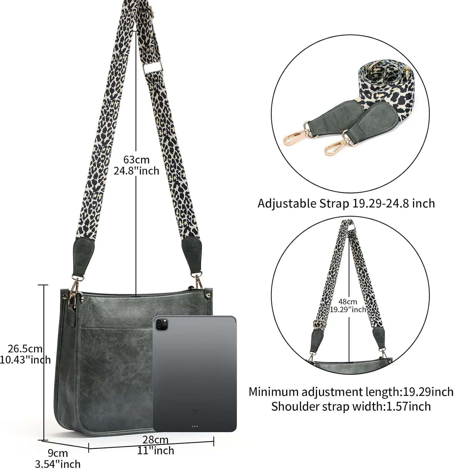 Small Crossbody Purse Leather Crossbody Bags for Women Fashion Handbag Cell Phone Crossover Shoulder Bag for Women