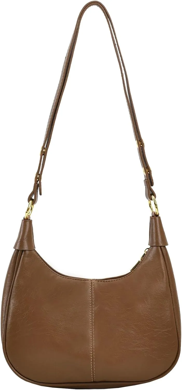 Small Hobo Bags for Women Crescent Shoulder Purse Retro Trendy Crossbody Handbag Fall Bag 2025