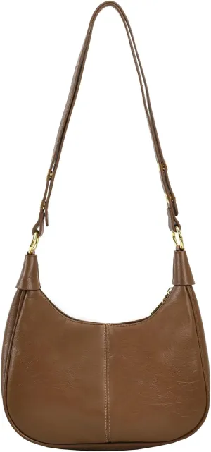 Small Hobo Bags for Women Crescent Shoulder Purse Retro Trendy Crossbody Handbag Fall Bag 2025