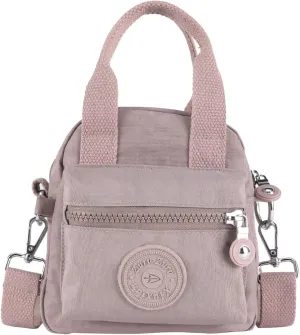Small Tote Bag with Zipper, Women Waterproof Mini Crossbody Handbags Shoulder Bag Ladies Casual Satchel