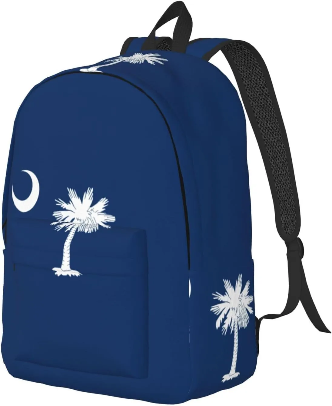 South Carolina Flag print Laptop Backpack for Women Men,Bookbag Casual Daypackfor College Work for Travel Computer