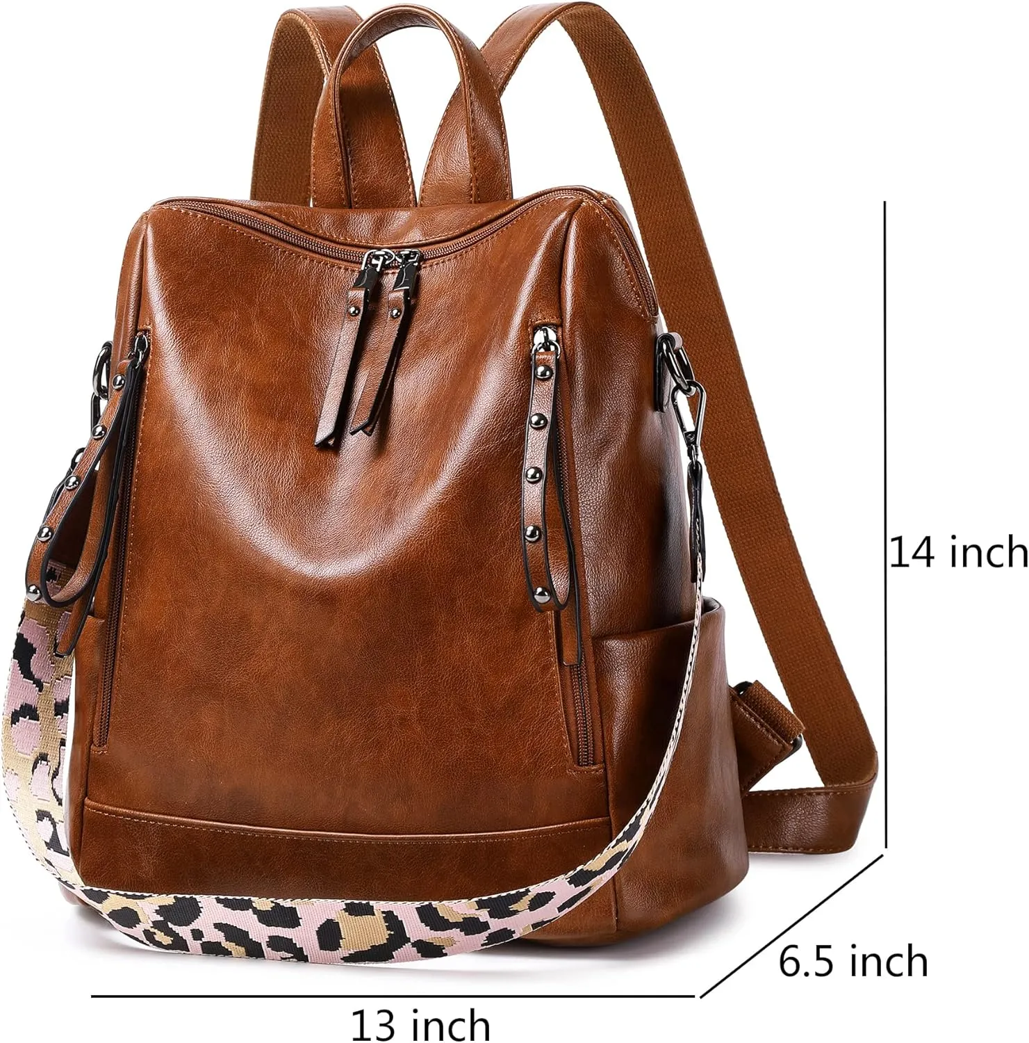 sqlp Fashion Backpack Purse for Women Vegan Leather Travel Back Pack Womens Designer Shoulder Bags