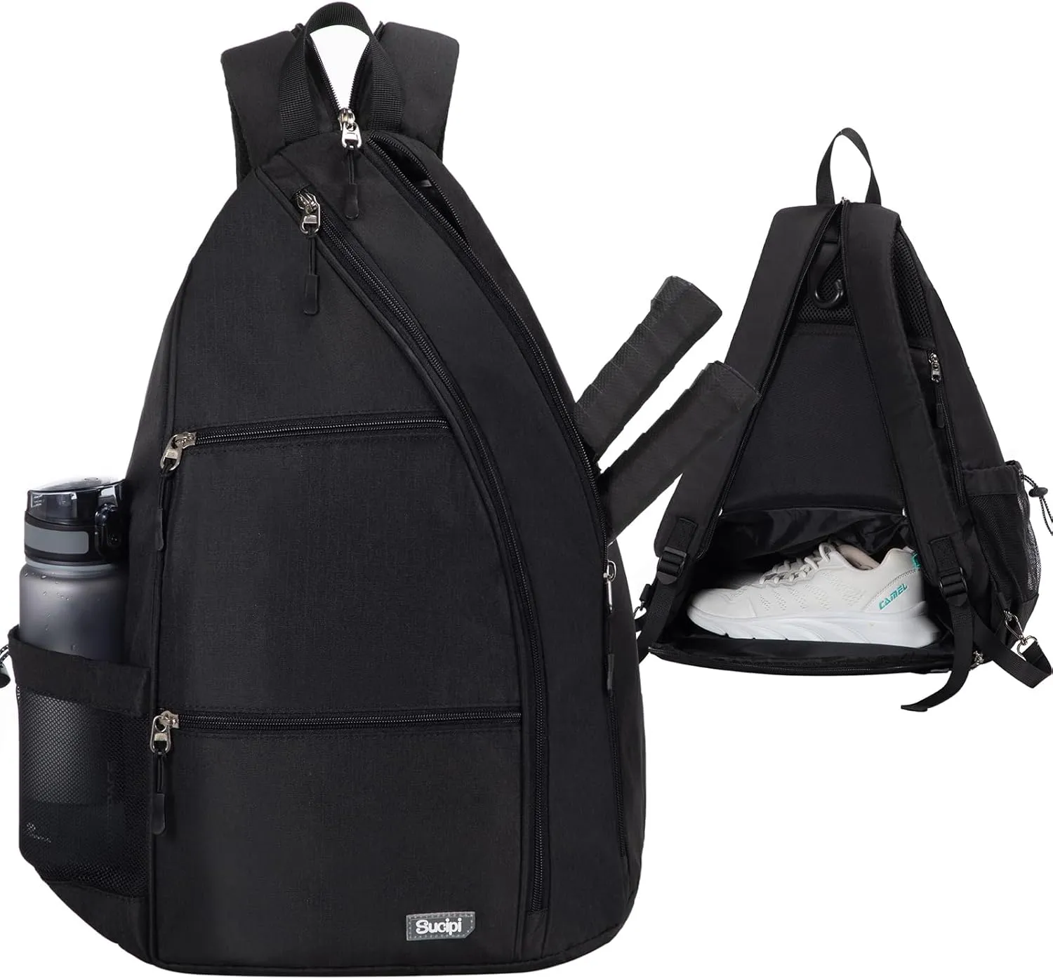 Sucipi Pickleball Bag Pickleball Backpack for Women Men Pickleball Paddle Backpack Reversible Pickleball Paddle Bag Pickleball Rackets Bags for Ladies