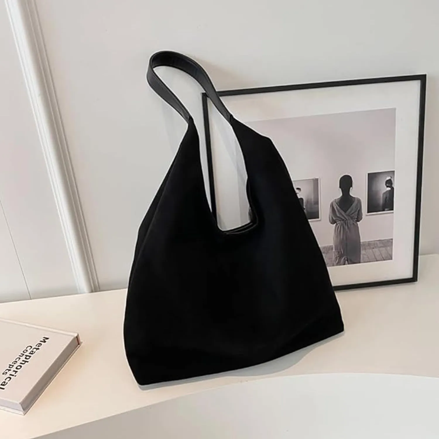 Suede Bucket Bag 2024 - Crossbody Hobo Shoulder Tote Handbag for Women Large Slouchy Purse Suede Handbags Collection
