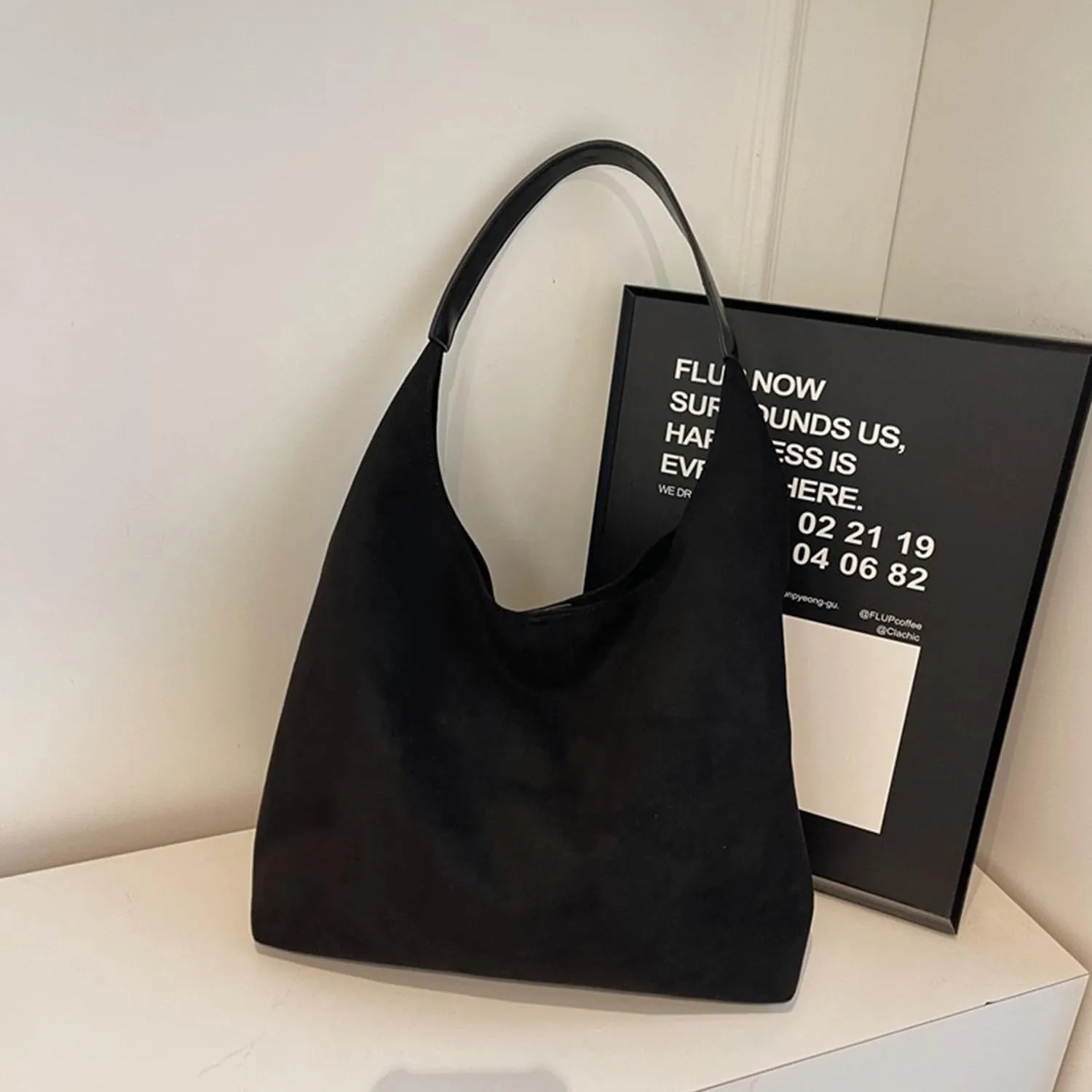 Suede Bucket Bag 2024 - Crossbody Hobo Shoulder Tote Handbag for Women Large Slouchy Purse Suede Handbags Collection