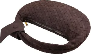 Suede Leather Woven Bag for Women, Woven Knot Clutch Bag, Woven Purse, Evening Handbag, Vegan Leather Top Handle Bag
