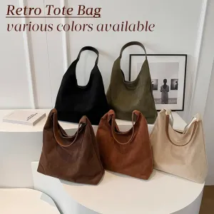 Suede Tote Bag for Women Hobo Bags Large Capacity Top Handle Bag Shoulder Bag,Premium Faux Suede Material