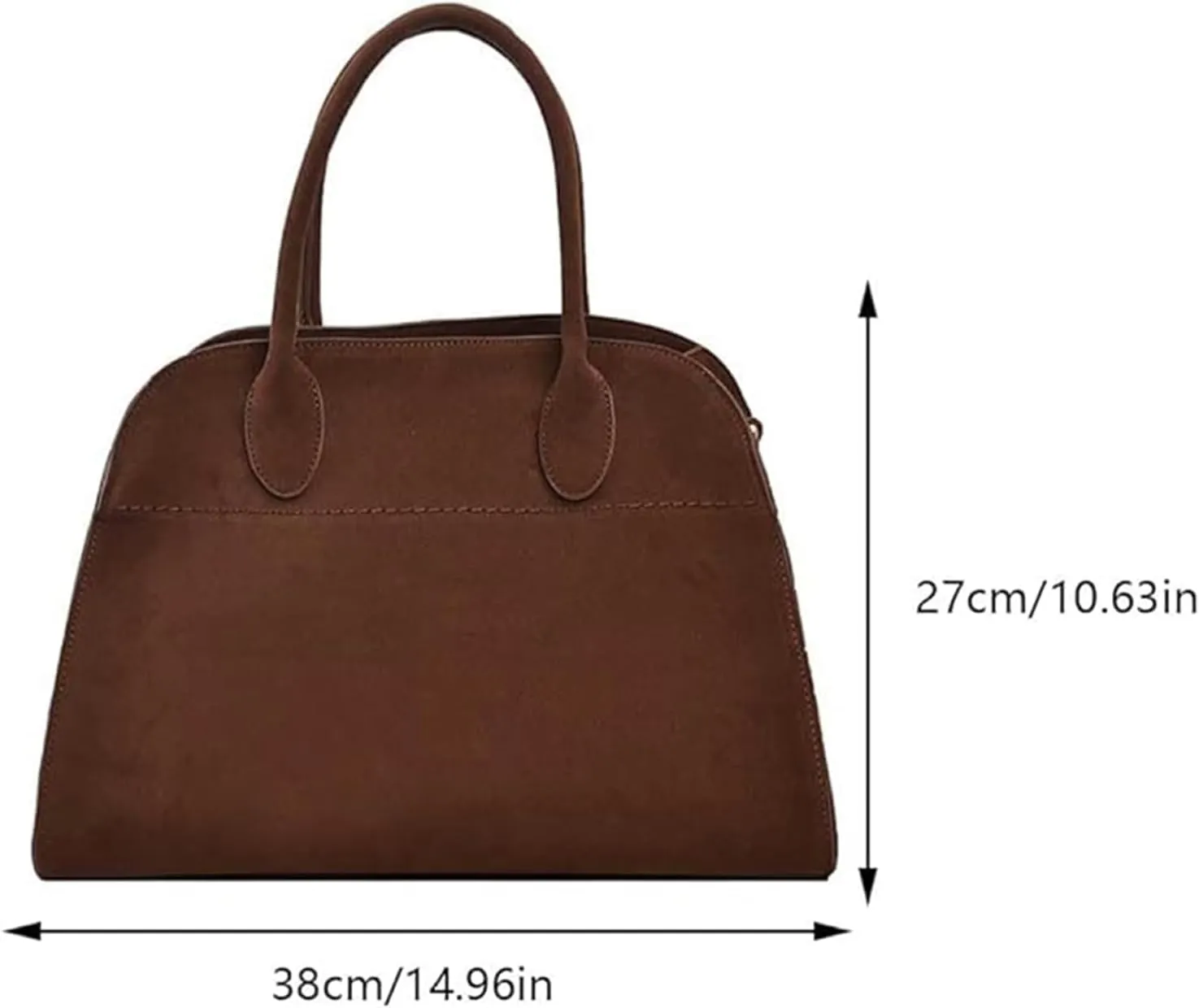 Suede Tote Bag for Women, Women's Suede Purse Vintage Top Handle Bag, Fashion Retro Shoulder Satchel Work Leather Bag