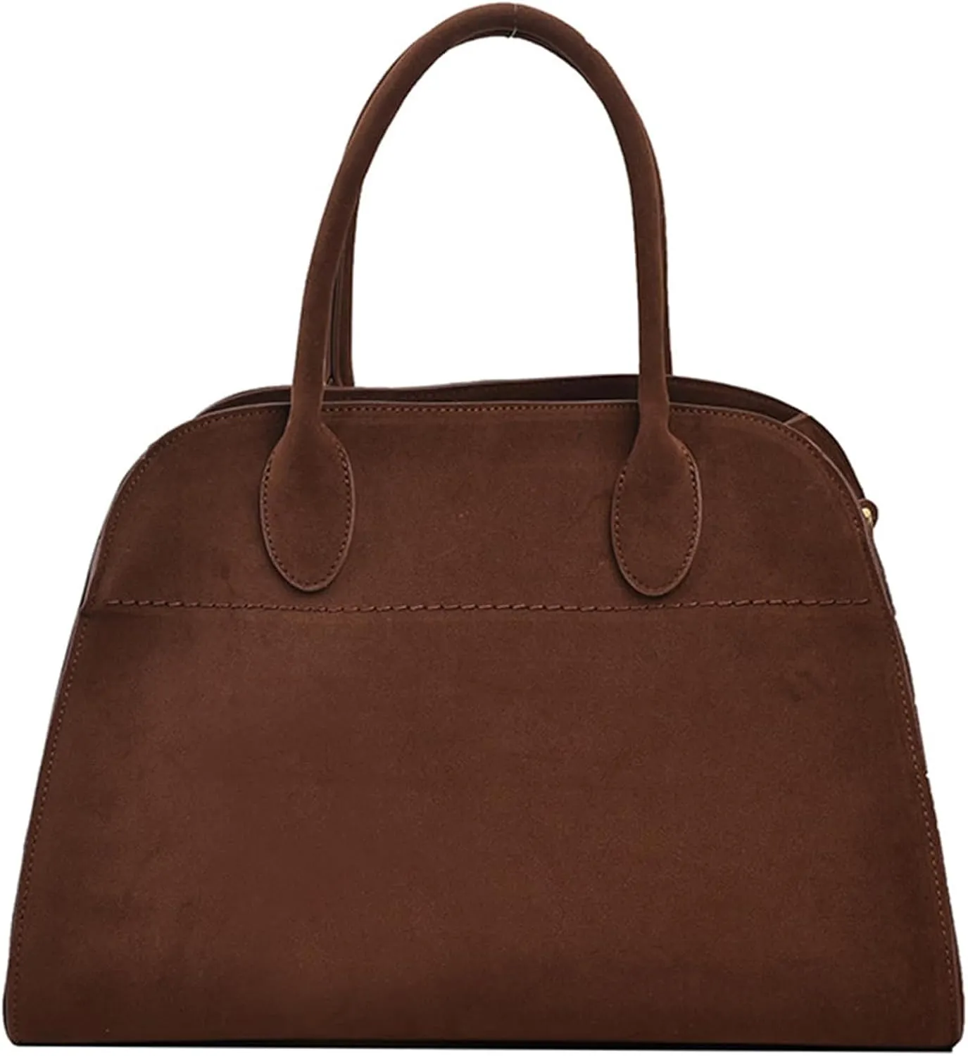 Suede Tote Bag for Women, Women's Suede Purse Vintage Top Handle Bag, Fashion Retro Shoulder Satchel Work Leather Bag