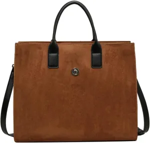 Suede Tote Handbag Winter Fall Shoulder Bag Purse for Women Men Adjustable Strap Trendy Crossbody Bag 2024
