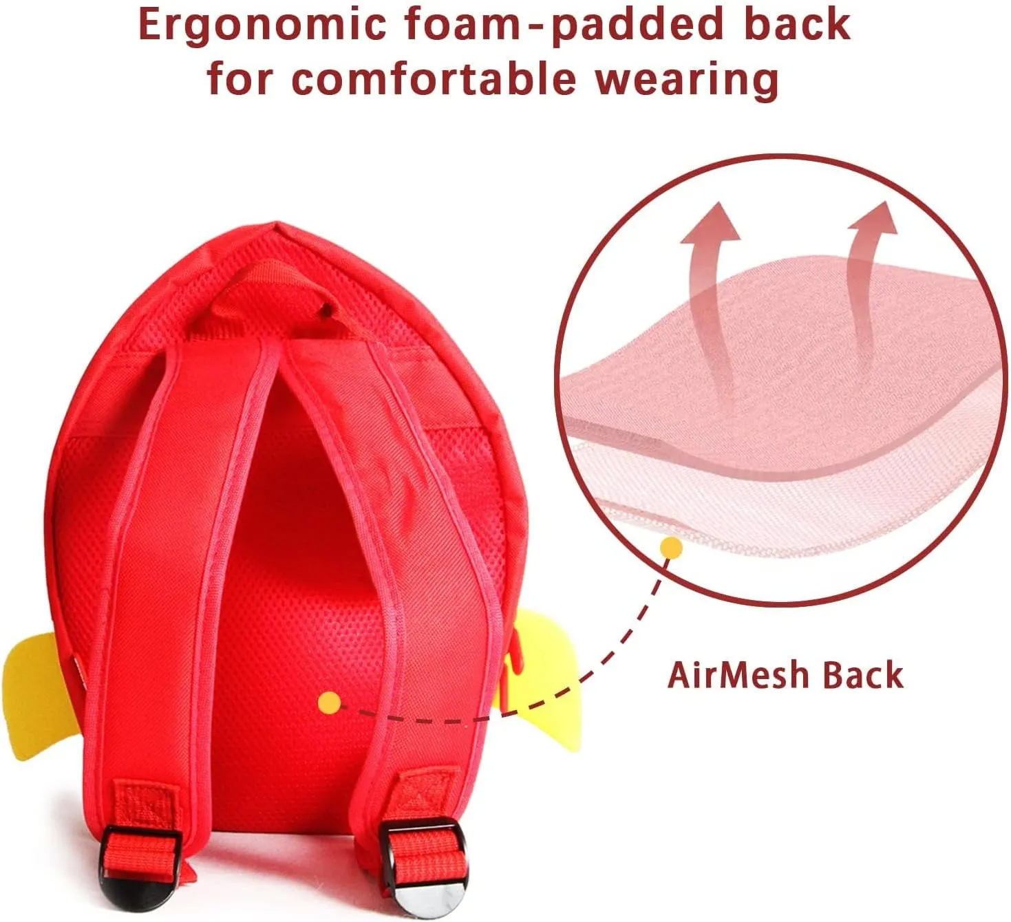 Supercute Kids Backpack, Toddler Travel Backpack for 3-8 Year Old Boys Girls Waterproof Backpack for Children