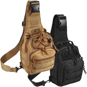 Tactical Shoulder Bag,1000D Outdoor Military Sling Daypack Backpack